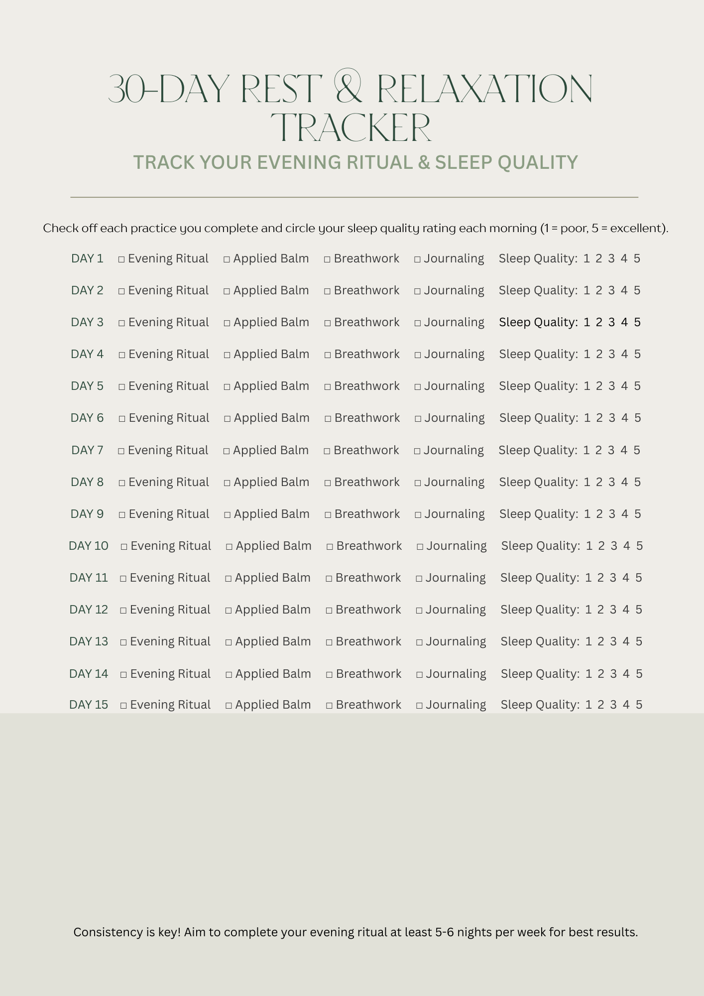 Botanical Wellness Guide: Rest & Relaxation | Natural Sleep Education PDF