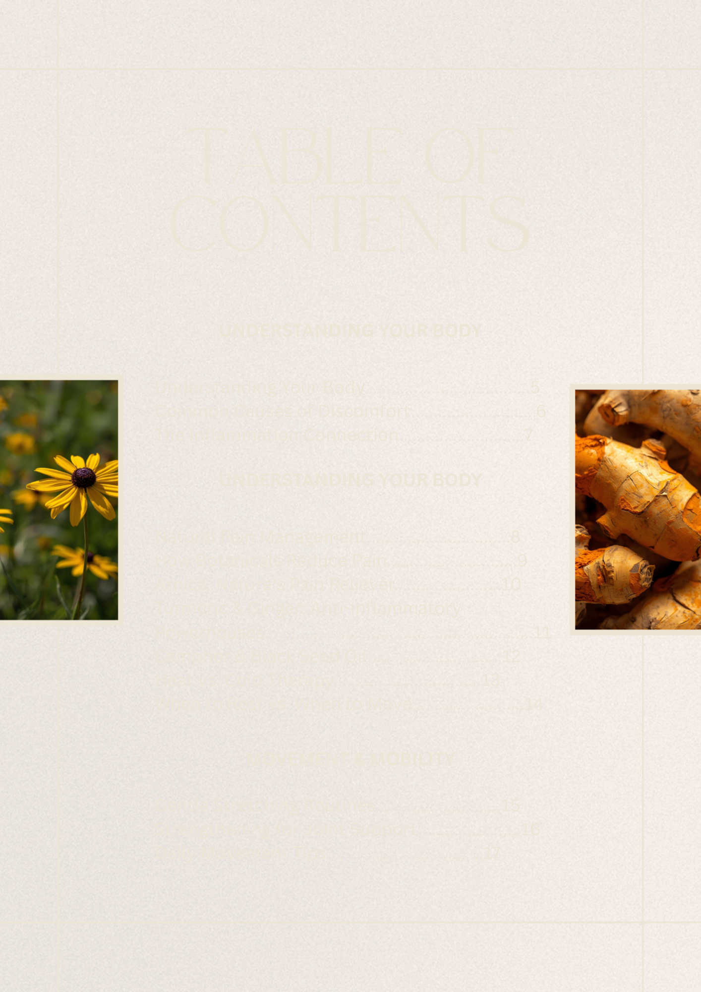 Botanical Wellness Guide: Joint & Muscle Care Education