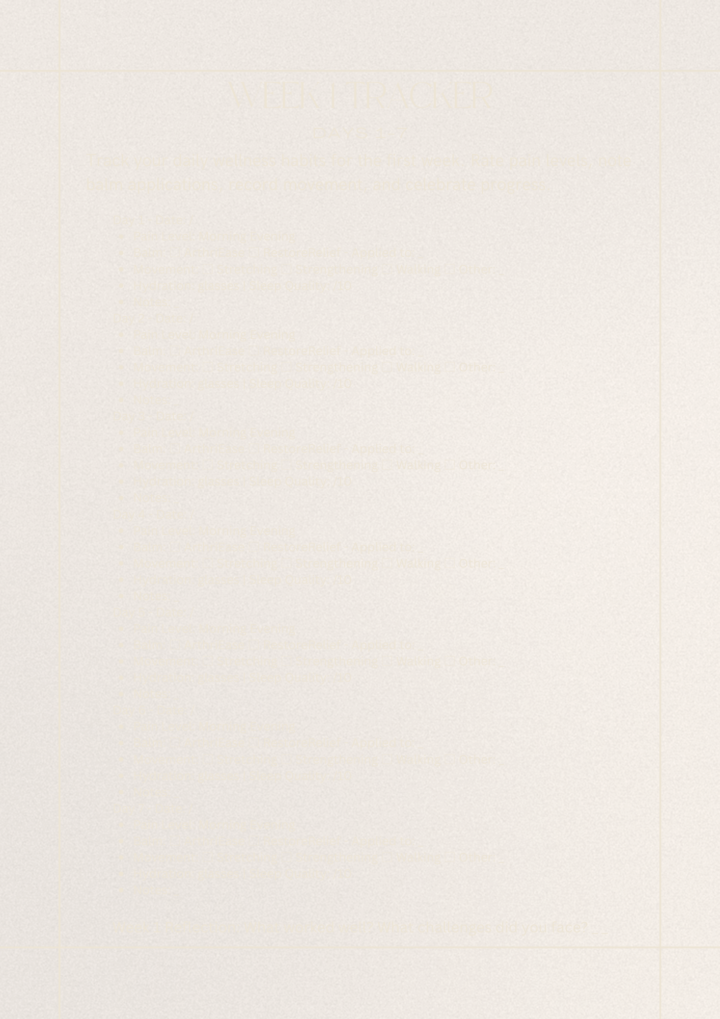 Botanical Wellness Guide: Joint & Muscle Care Education