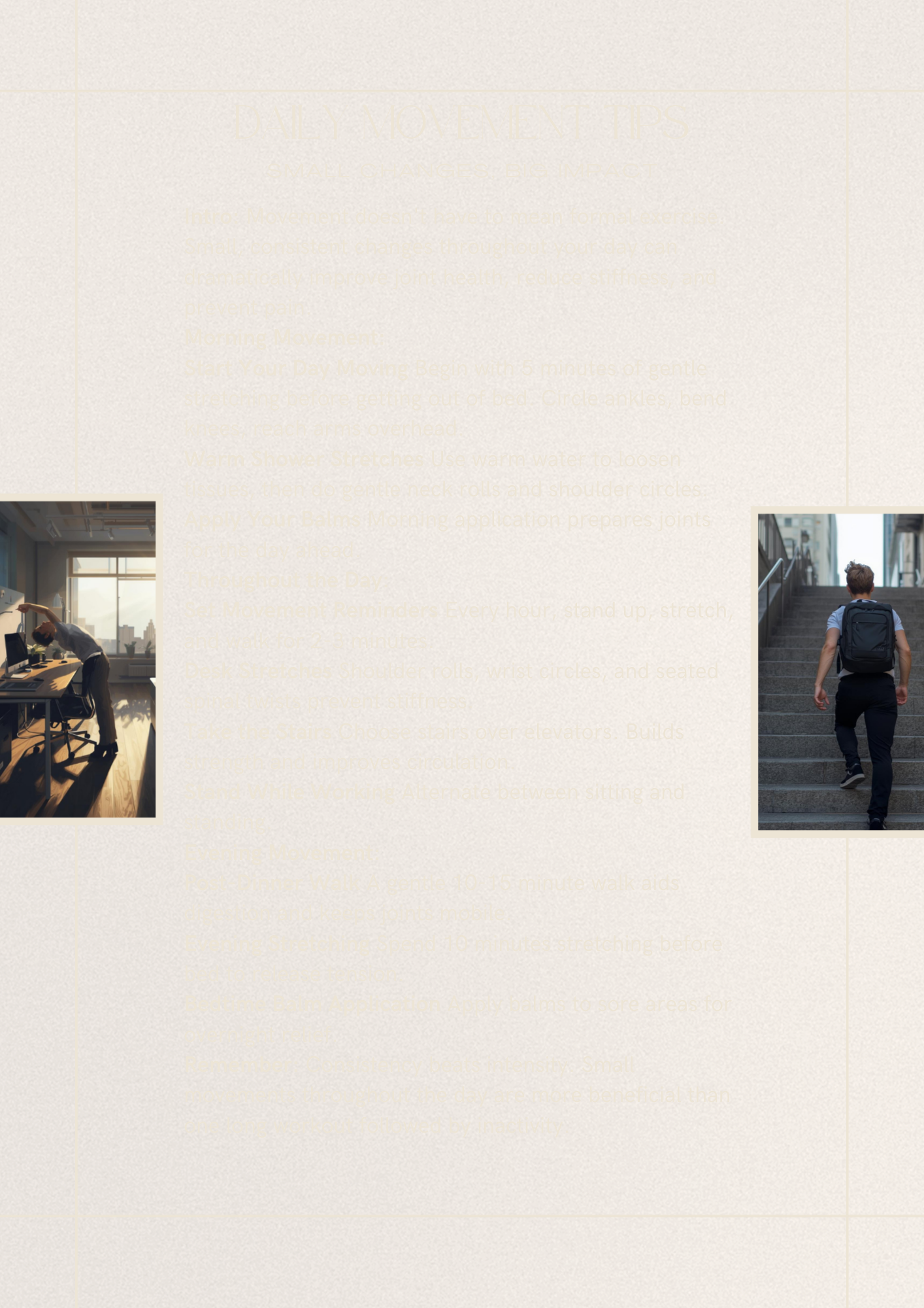 Botanical Wellness Guide: Joint & Muscle Care Education