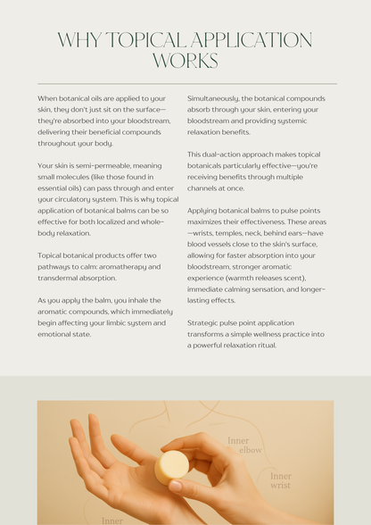 Botanical Wellness Guide: Rest & Relaxation | Natural Sleep Education PDF