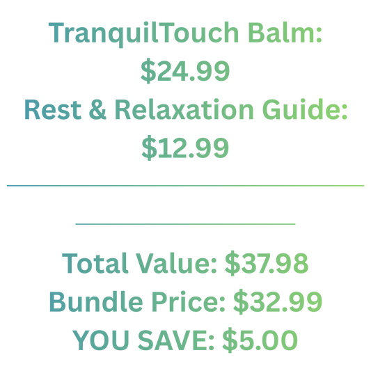 Rest & Relaxation Wellness Bundle - Balm + Educational Guide