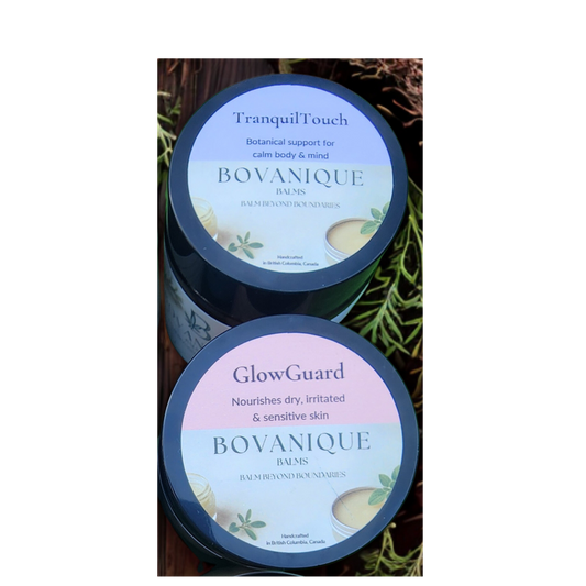 Sleep & Relaxation Bundle - TranquilTouch and GlowGuard balms for stress relief and radiant skin