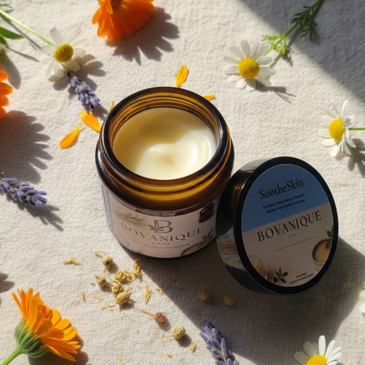 SootheSkin gentle eczema and sensitive skin balm with calendula and chamomile, natural skincare