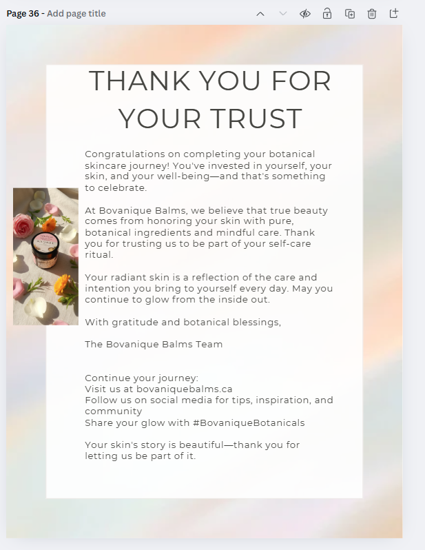 Botanical Wellness Guide: 36-Page Natural Skincare Companion