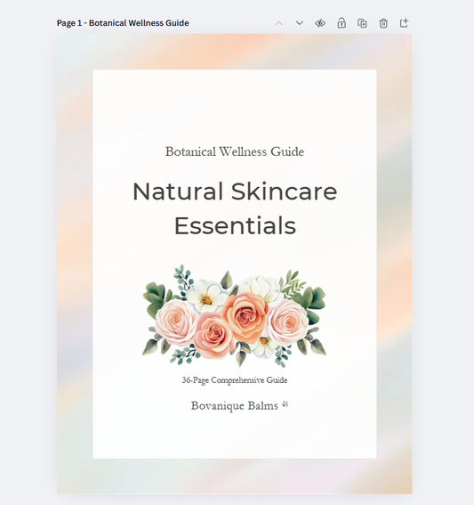 Botanical Wellness Guide: 36-Page Natural Skincare Companion