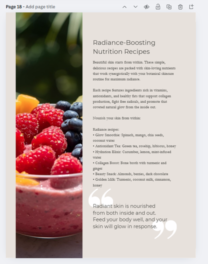 Botanical Wellness Guide: 36-Page Natural Skincare Companion